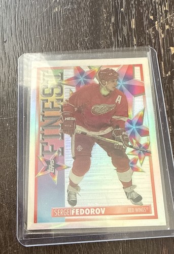 Sergei Fedorov [Refractor] #M5 1995 Topps Mystery Finest card