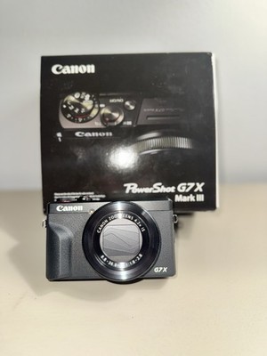Canon PowerShot G7 X Mark III 20.2MP 4K Digital Camera Black - US MODEL - NEW
