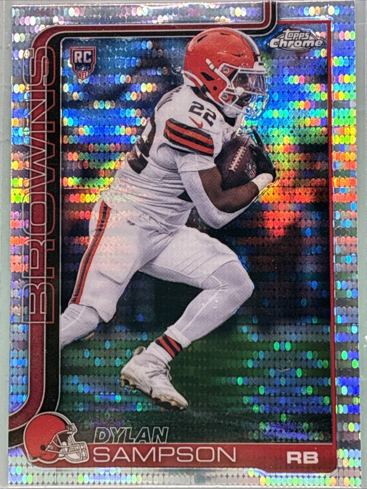2025 Topps Chrome - Dylan Sampson #308 Pulsar Refractor (RC)