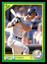 1990 Score - Don Mattingly #1 New York Yankees