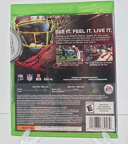 Madden NFL 25 (Xbox One, 2013) Brand New Sealed EA Experience Version! - Picture 2 of 6