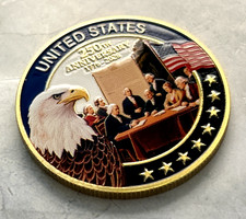 2026 USA Declaration of Independence Coin 250th Anniversary Bald Eagle Patriotic