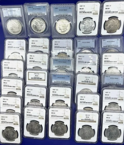 ✯ MORGAN SILVER DOLLAR P,O,S Mark Coins PCGS NGC MS ✅ UNCIRCULATED ✅ 1 Coin Lot
