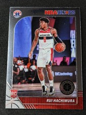 2019-20 Hoops Premium Stock #206 Rui Hachimura Rookie Washington Wizards RC Card. rookie card picture