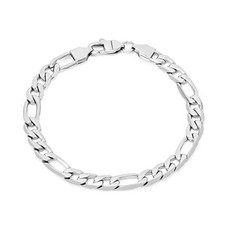 Figaro Bracelet for Men and Women, 7/7.5/8/9inch 7in Figaro Chain SteeL