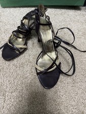 DOLCE & GABBANA Strappy Stiletto Heels Brown EU Women Size 38