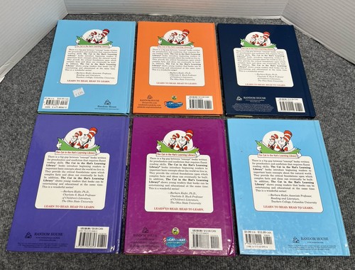 Dr Suess The Cat In The Hat Learning Library Hardcover Books Lot X 7 - Picture 5 of 8