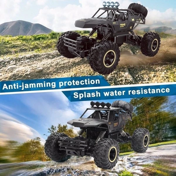 4DRC 1:12 Rock Crawler Rechargeable Off Road Truck 4WD , Metal Shell LED Headlig - Image 4 of 4