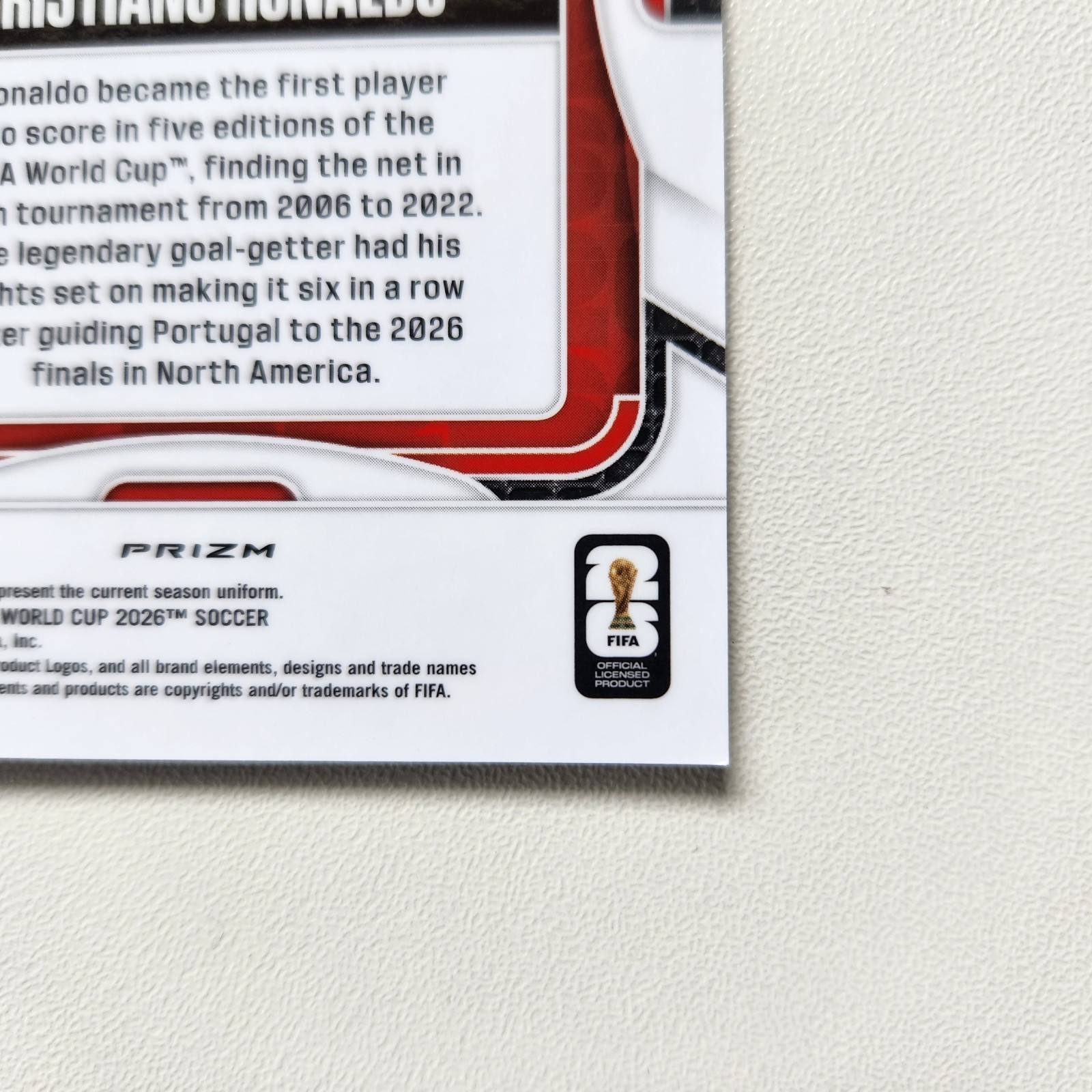 🔥💎Panini 2026 Prizm FIFA World Cup Cristiano Ronaldo Portugal Silver Wave #367 view 10