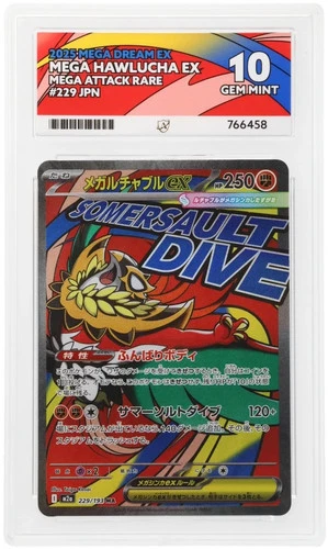 ACE 10 Mega Hawlucha EX MA Mega Dream EX  229/193 Ace Label Japanese
