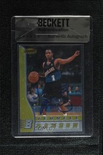 BAS 1996-97 Bowman's Best Terrell Brandon #11 Seal of Authenticity Auto 3c7