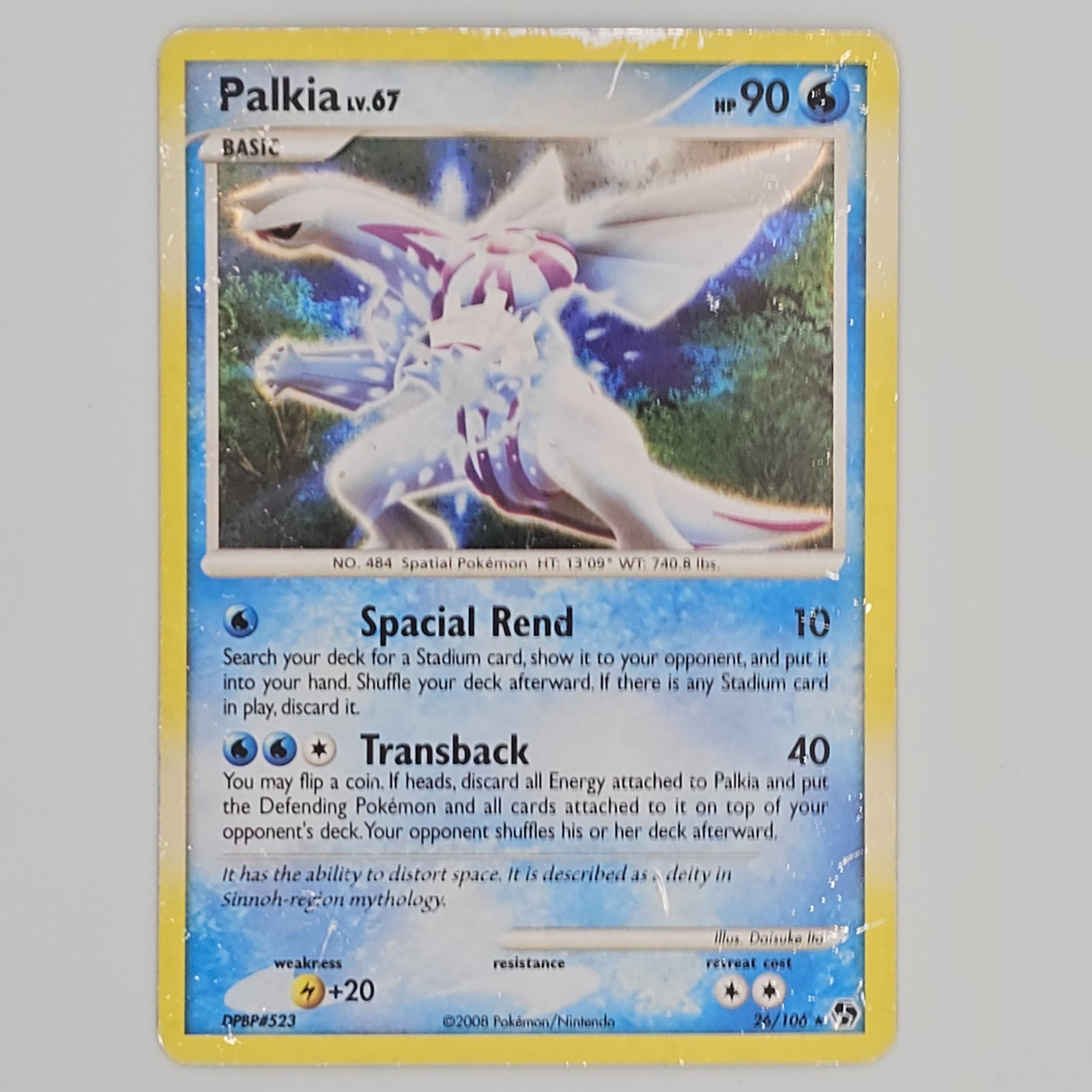 Palkia 26/106 D&P Great Encounters Holo Rare Vintage Pokemon TCG Card HP