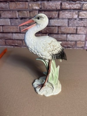 Goebel GERMANY STORK CRANE PELICAN   Figur FIGURINE   20cm Storch Vogel Sammler
