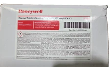 Honeywell Thermal Printer Cleaning Cards 1-110501-00 25 Pack 6" x 4.5"