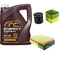 Inspektionspaket 5L Mannol Energy Premium 5W-30 FüR Opel Meriva Tigra Twintop