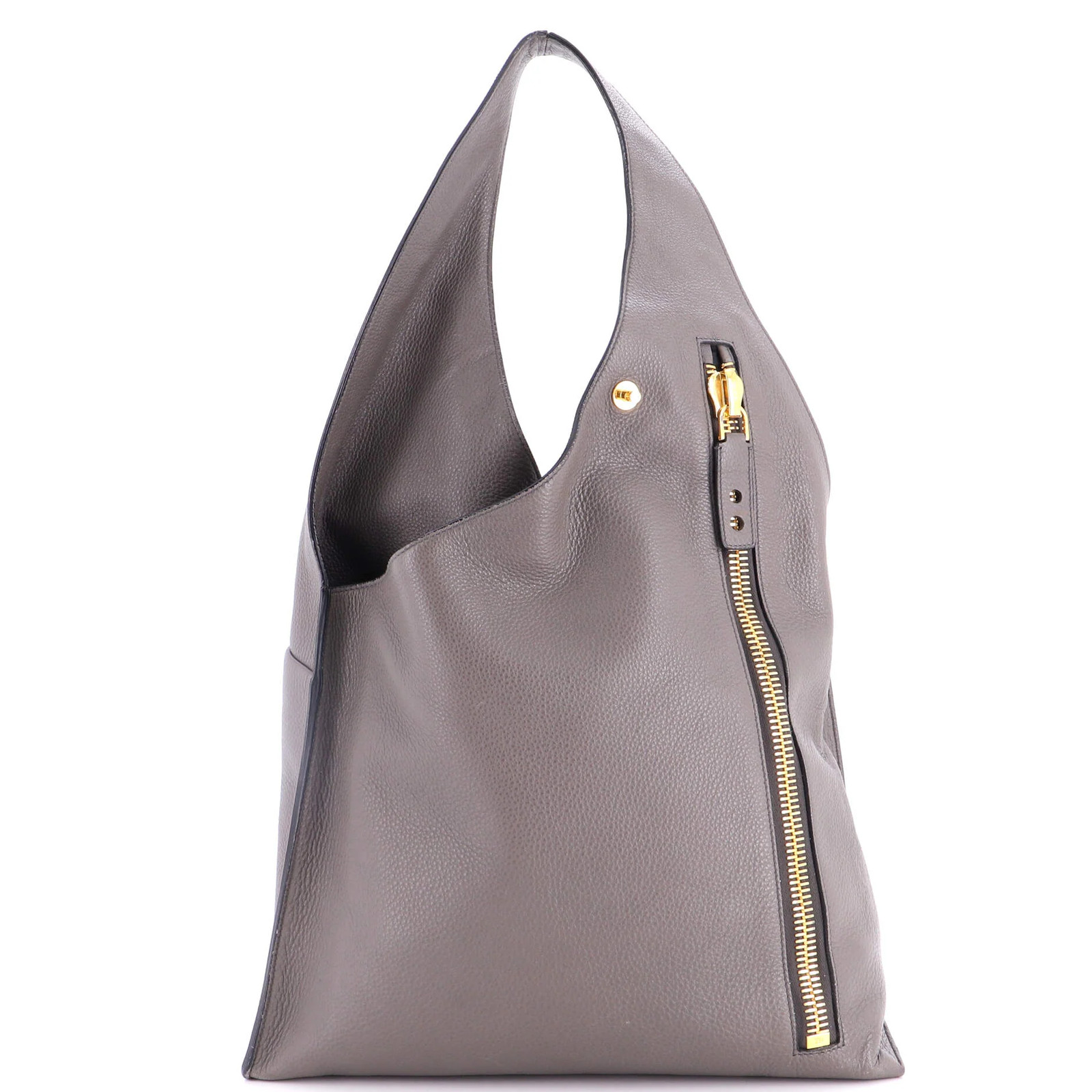 Tom Ford Alix Zip Hobo Leather Medium