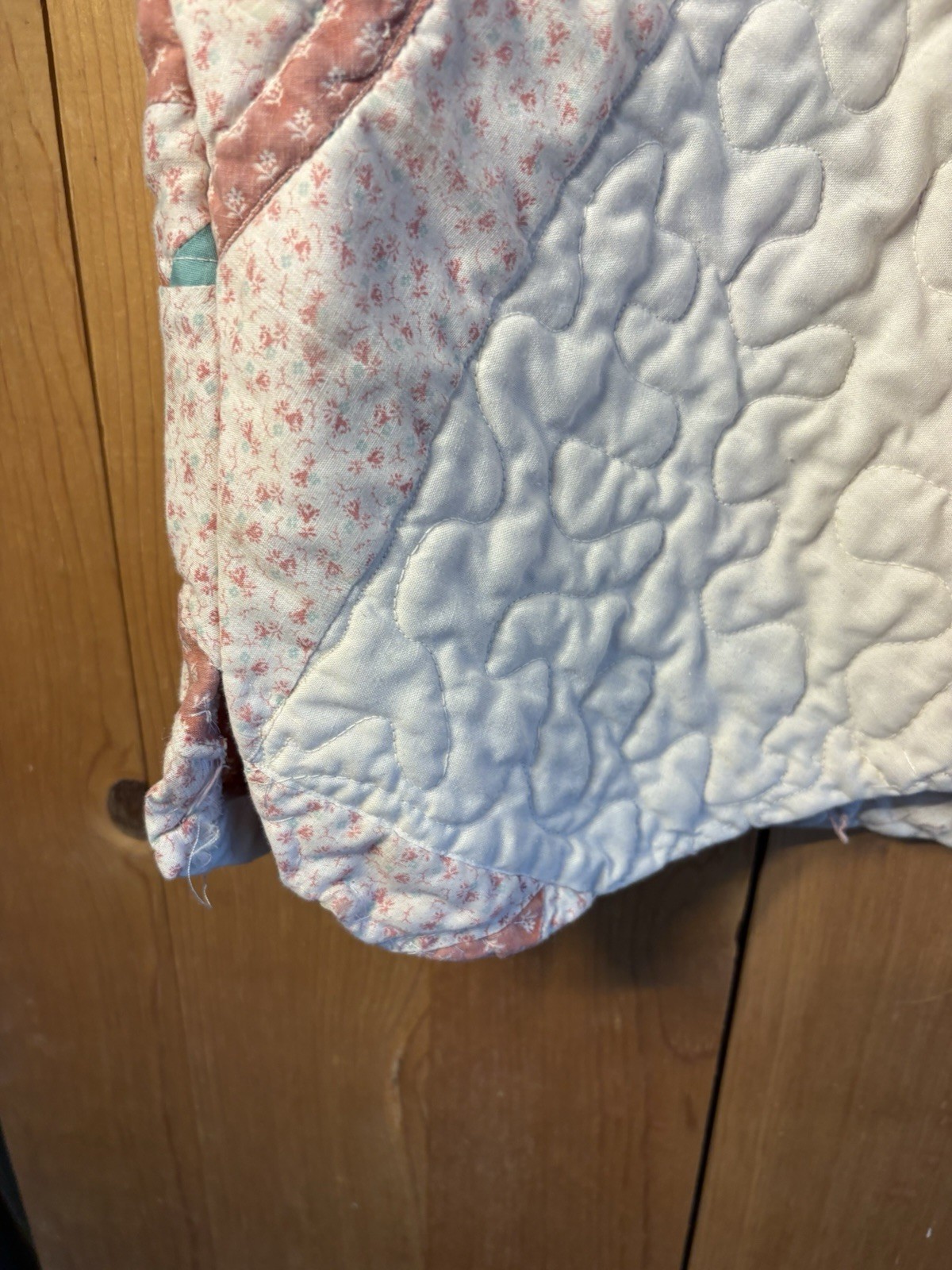 Handmade M/L  Patchwork Quilt Coat Jacket Cottage… - image 16