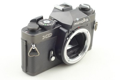 [美品] Minolta XD 35mm MD 50mm f1.4 N MINT] Minolta XD Black 35mm SLR Film Camera + MD 50mm f1.4 Lens