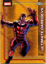 2026 Topps Chrome Marvel Ultimate Daredevil Gold Refractor /50 #183