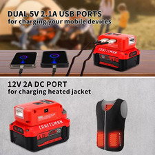 3W 140LM LED Light Battery Adapter Charger for Craftsman V20 Li-ion Battery 2 US