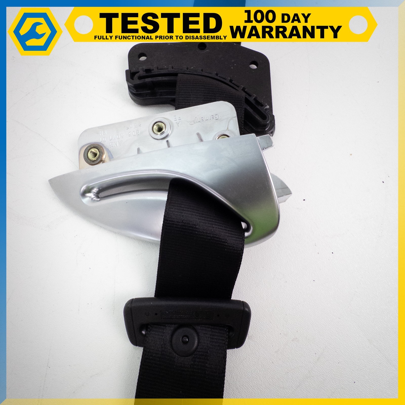 03-13 BENTLEY CONTINENTAL GT FLYING SPUR FRONT RIGHT PASSENGER SIDE SEAT BELT OE