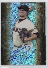 2014 Bowman Sterling Prospect Canary Diamond Refractor 1/3 Kyle Crick Auto 2o2