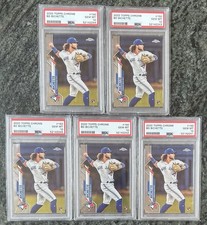 (5) Bo Bichette PSA 10 Rookie Card lot 2020 Topps Chrome #150 (RC)