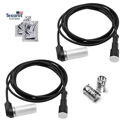2 Pcs Truck Wheel Speed ABS Tailer Sensor Kit Replacement for Wabco Abs Wheel Se