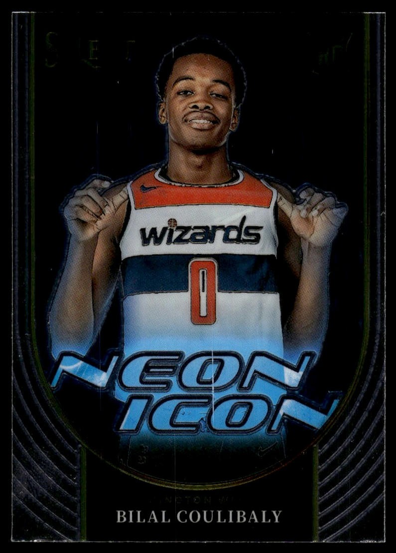 2023-24 Panini Select #9 Bilal Coulibaly Neon Icon