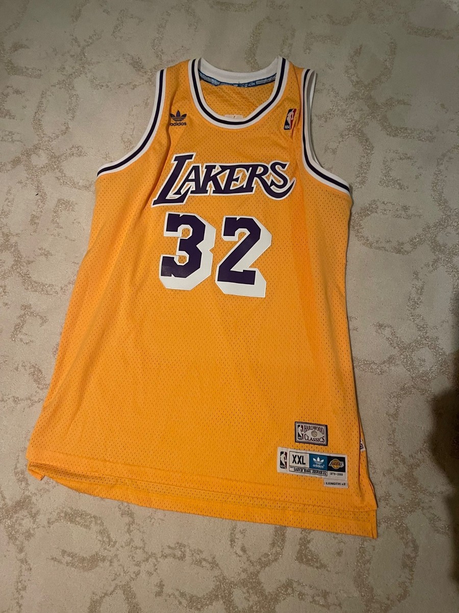 NBA Adidas Magic Johnson Stitched LA Lakers Jersey sz XXL | eBay