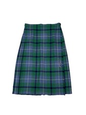 Highland Home Industries Tartan Plaid Wool Kilt Skirt Made in Scotland Size 14