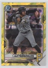 2021 Bowman Chrome Draft Sapphire Yellow 63/99 Nick Gonzales #BDC-16 7iu