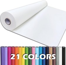 White Kraft Paper Roll 36"x300', 80GSM 55LB for Wrapping, Craft,