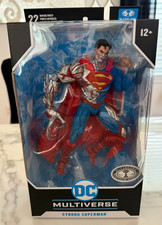 McFarlane DC Multiverse New 52 Cyborg Superman Platinum Action Figure NIB