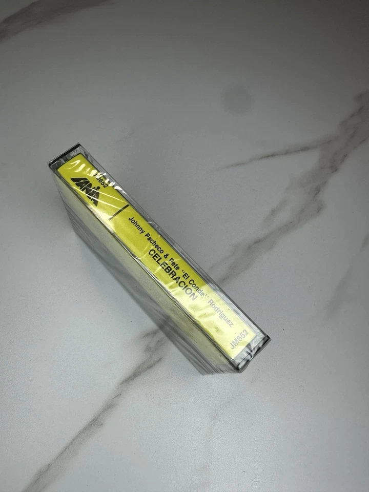 JOHNNY PACHECO & PETE EL CONDE RODRIGUEZ Celebracion Latin cassette FANIA NEW - Image 4 of 4