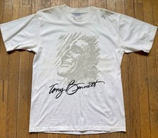 Tony Bennett Vintage T-Shirt Size Large, Made in USA, Single Stitch 1994