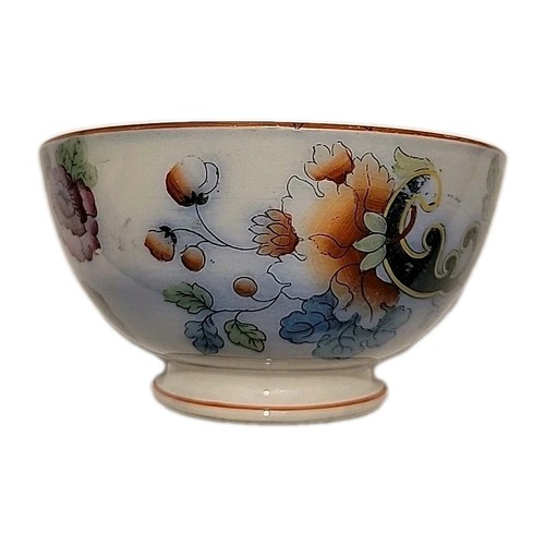 19th Century P. Regout Maastricht Netherlands Pompeia Ironstone Bowl 6" Floral - Picture 4 of 18