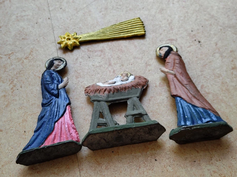 Krippenfiguren Figuren für Krippe aus Zinn Weihnachten Zinnfiguren - Bild 3 von 4