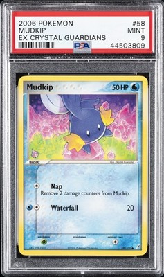 2006 POKEMON EX CRYSTAL GUARDIANS #58 MUDKIP PSA 9 | eBay