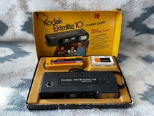 Vintage 1978 Kodak Ektralite 10 Camera w/Original Box And Instructions Untested