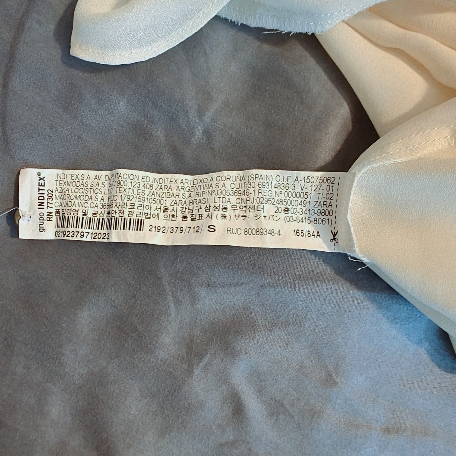 Zara Basic Collection White Lace Ruffle Sleeve Bl… - image 10