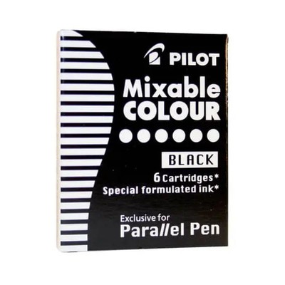 3-80x PILOT Tintenpatronen für Füllhalter Parallel Pen, schwarz SPARE BIS ZU 67%