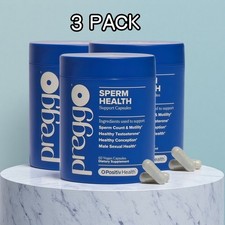 3PCS Health Support O-Possitive Sperm PREGGO Capsules