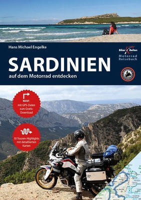Motorrad Reiseführer Sardinien | BikerBetten Motorradreisebuch | Engelke | Buch