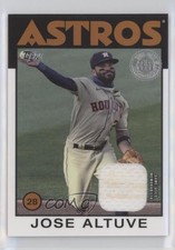 2021 Topps 1986 Topps Baseball Relics Jose Altuve #86R-JA 5m1