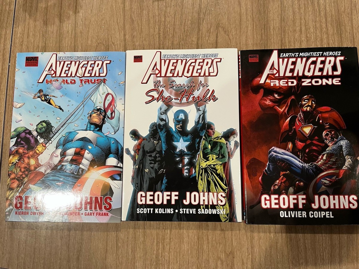 Avengers By Geoff Johns Marvel Hardcover Set 9780785184331| eBay