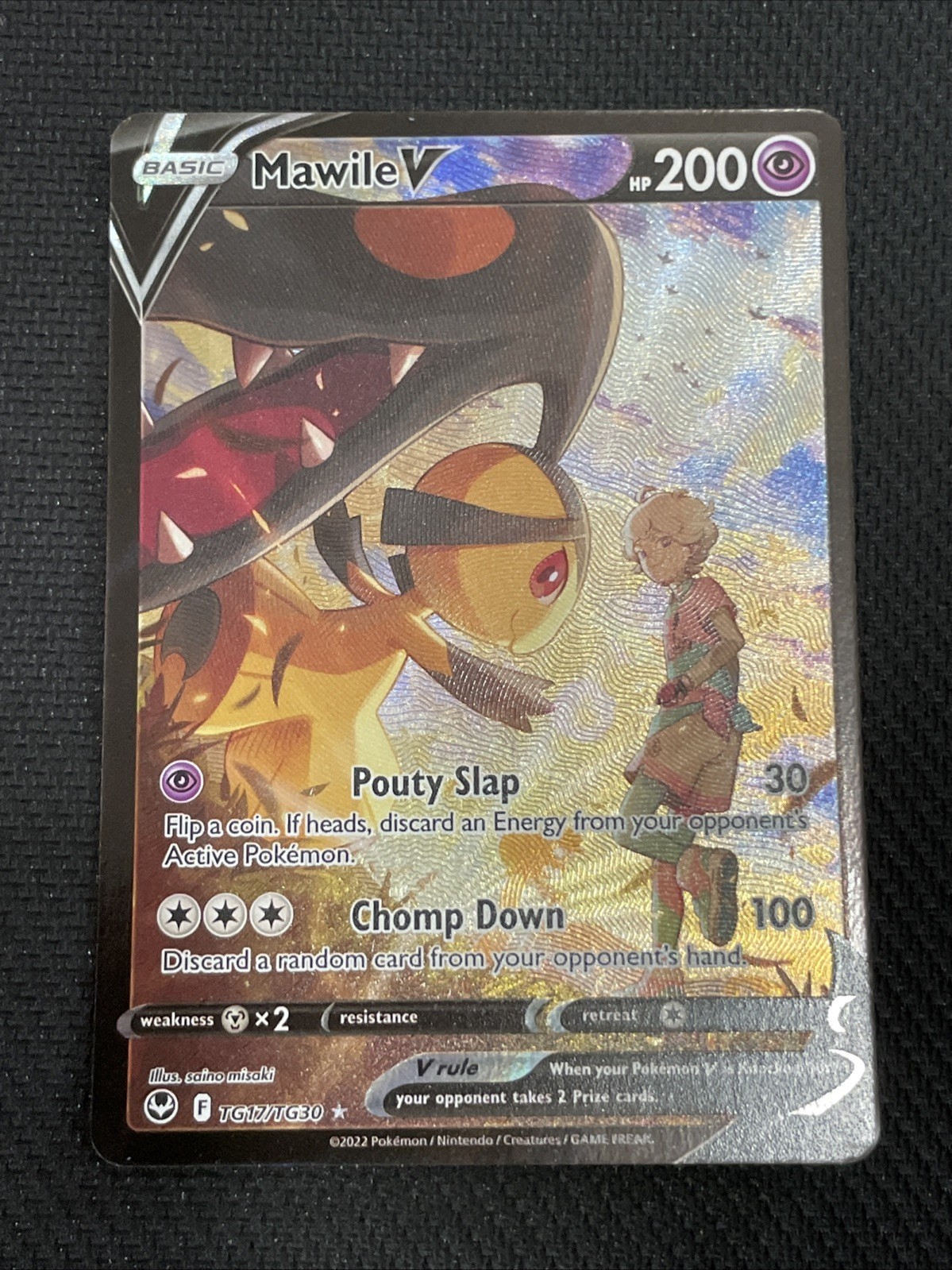 Mawile V TG17/TG30 Swsh12: Sword & Shield - Silver Tempest Trainer Gallery Holo