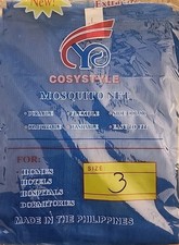 Kulambo Philippine/Filipino Mosquito Net Size 3 Blue
