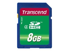 Transcend TS8GSDHC4 8GB SDHC Black Class 4
