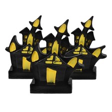 3 Pcs Halloween Mini Castle Decoration Fish Tank Decorations Aquarium